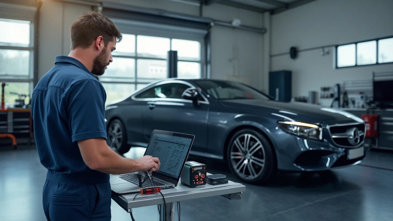 Jak efektivně připojit Mercedes-Benz na diagnostiku: Krok za krokem