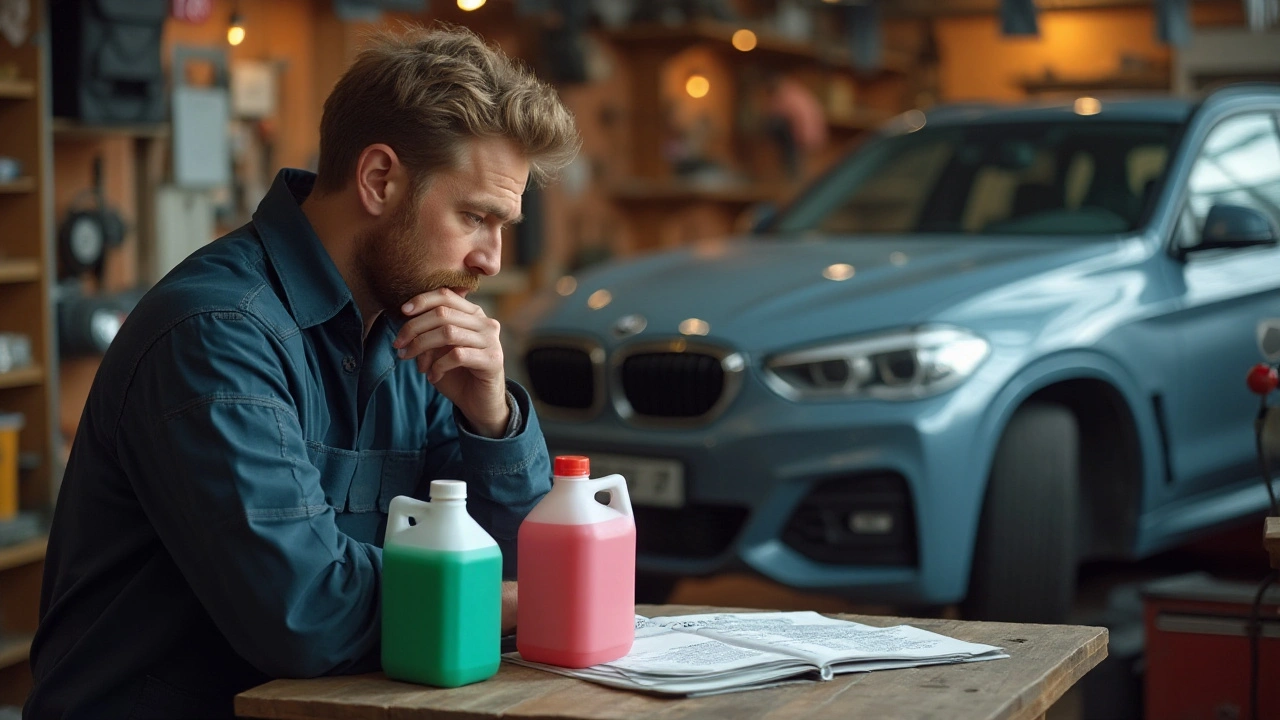 Jak správně míchat chladicí kapaliny pro BMW