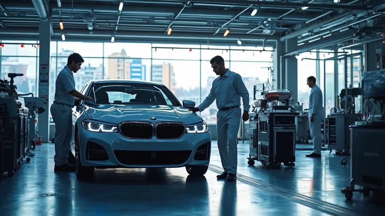 Kolik stojí kompletní servis auta BMW?