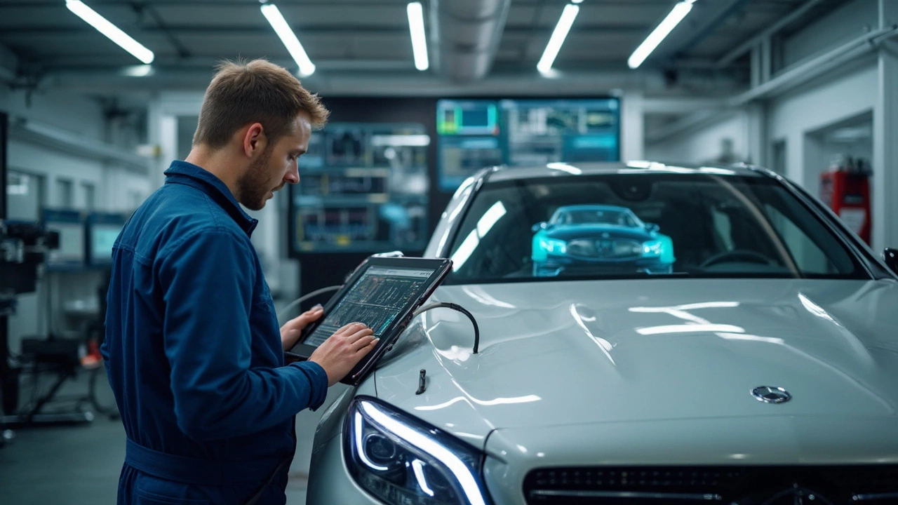 Diagnostika auta: Co všechno prozradí o vašem Mercedesu