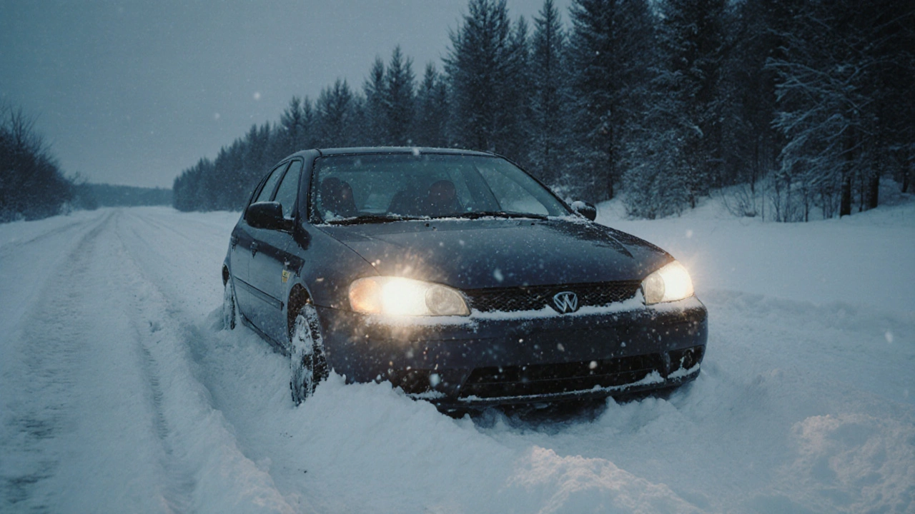 Co dělat, když auto zaboříte do sněhu?