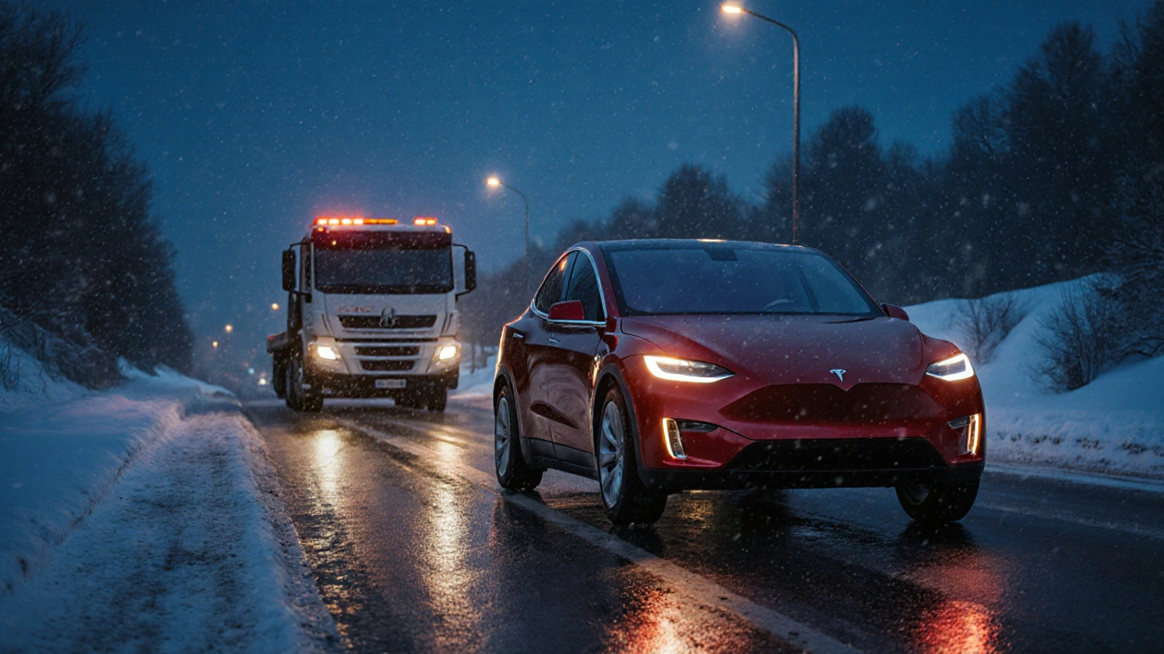 Jak daleko můžu táhnout auto na laně? Praktické odpovědi pro vlastníky Tesla