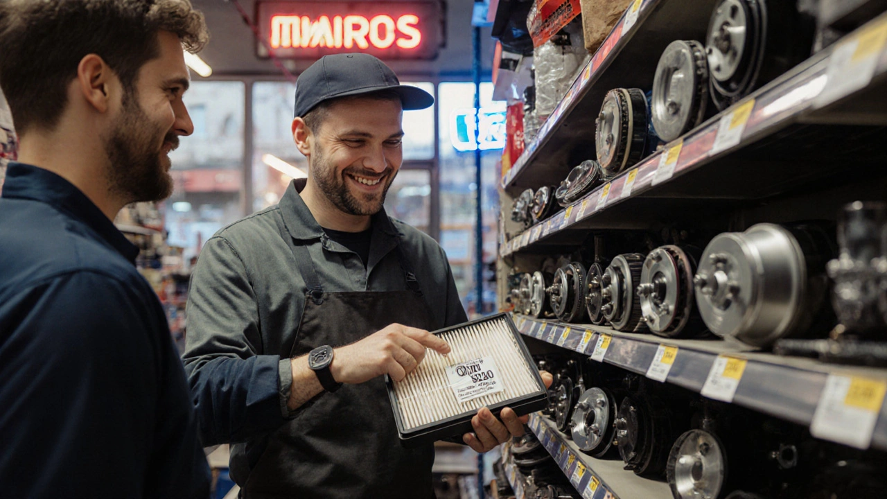 Příklad levných náhradních dílů pro Opel Astra a Hyundai i30 v českém autodílenském obchodě.