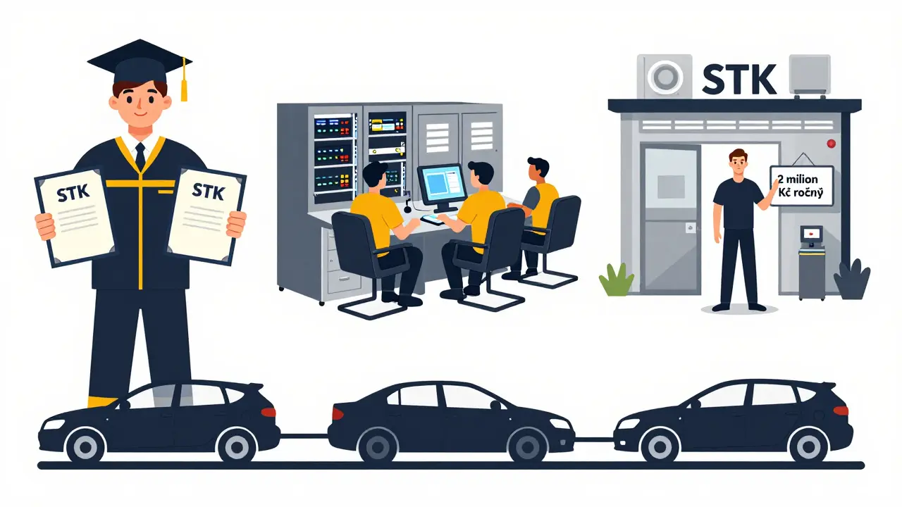 Kariérní cesta technika STK od začátečníka po vlastníka stanice.