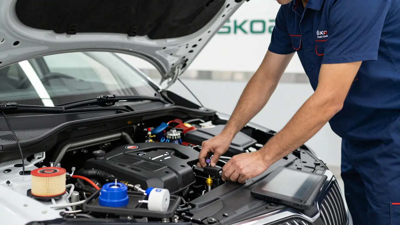 Co obsahuje servisní prohlídka u Škody? Všechno, co potřebujete vědět