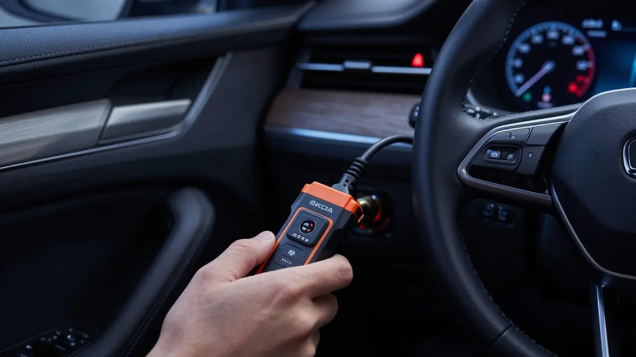 Co všechno prozradí diagnostika Škody? Od chyb v motoru po skryté funkce